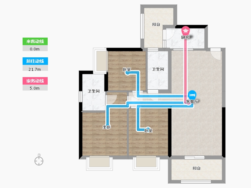 湖南省-衡阳市-银泰城-92.00-户型库-动静线