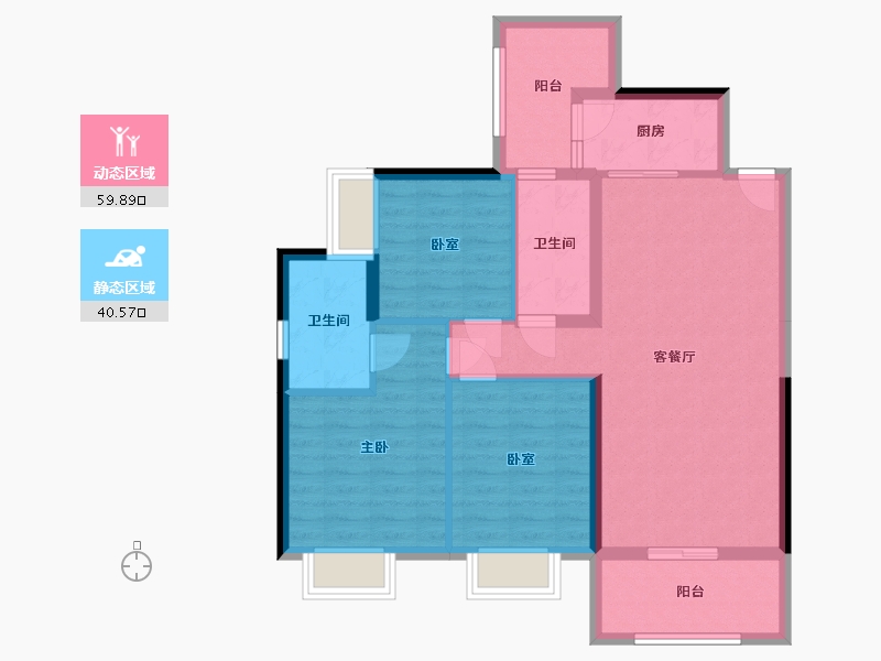 湖南省-衡阳市-银泰城-92.00-户型库-动静分区