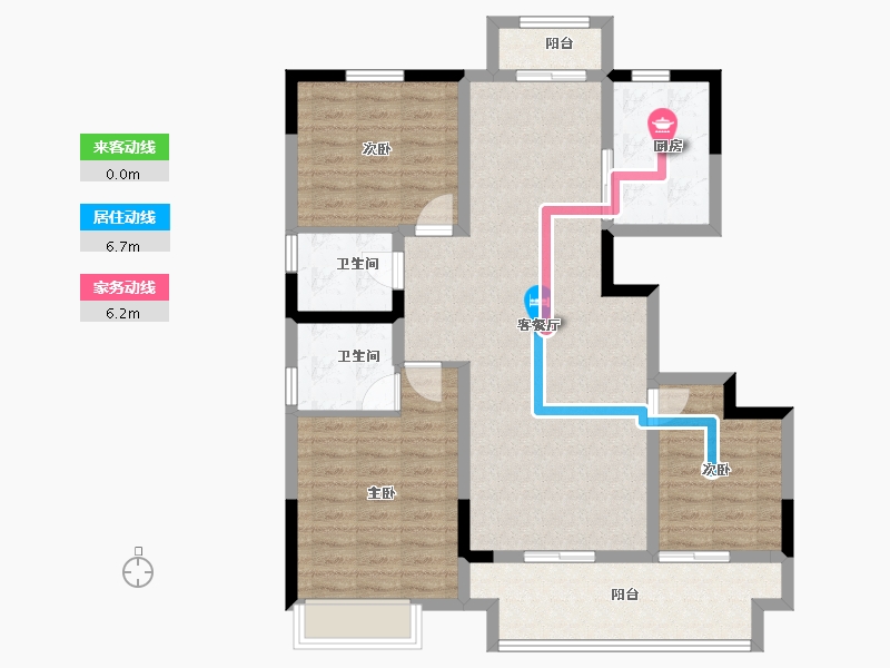 河南省-周口市-希尔顿·逸林府二期-101.10-户型库-动静线