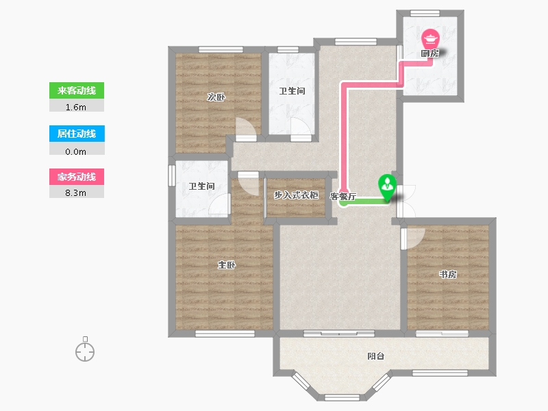 河北省-石家庄市-正基九宸-140.00-户型库-动静线