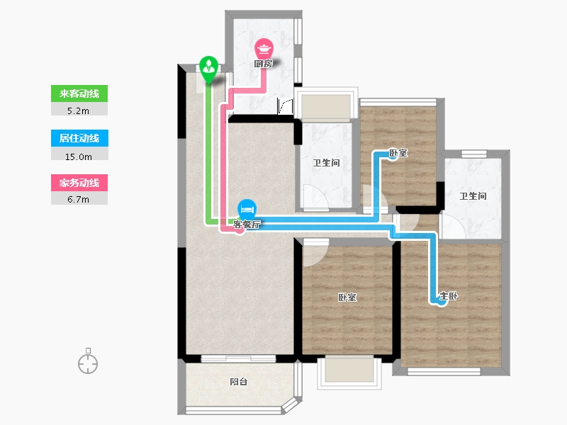 广西壮族自治区-北海市-茂业新城-78.12-户型库-动静线