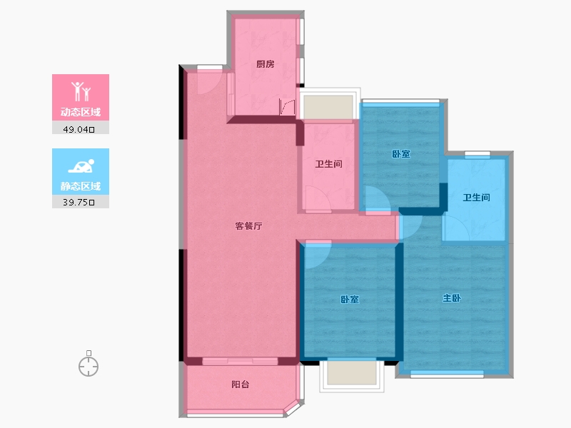 广西壮族自治区-北海市-茂业新城-78.12-户型库-动静分区