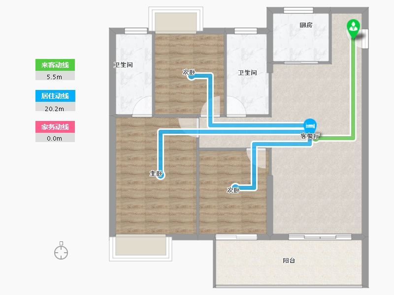 福建省-三明市-开元天熹-91.59-户型库-动静线