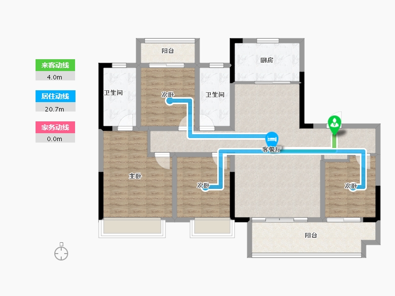 河南省-三门峡市-义马建业世和府-114.24-户型库-动静线