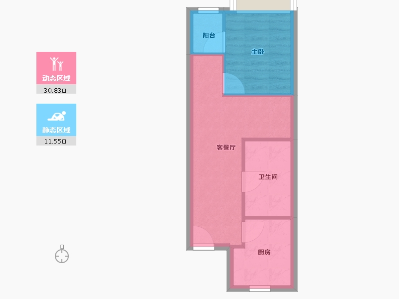 上海-上海市-尚峰名邸-37.60-户型库-动静分区