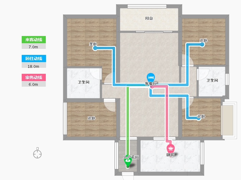 四川省-资阳市-博邦紫韵东城-95.78-户型库-动静线