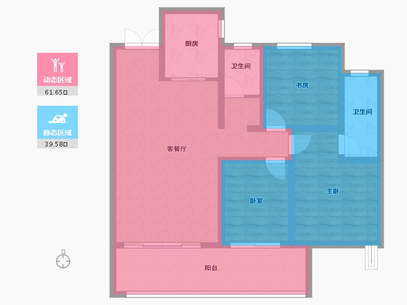 河南省-驻马店市-名门状元府-90.07-户型库-动静分区