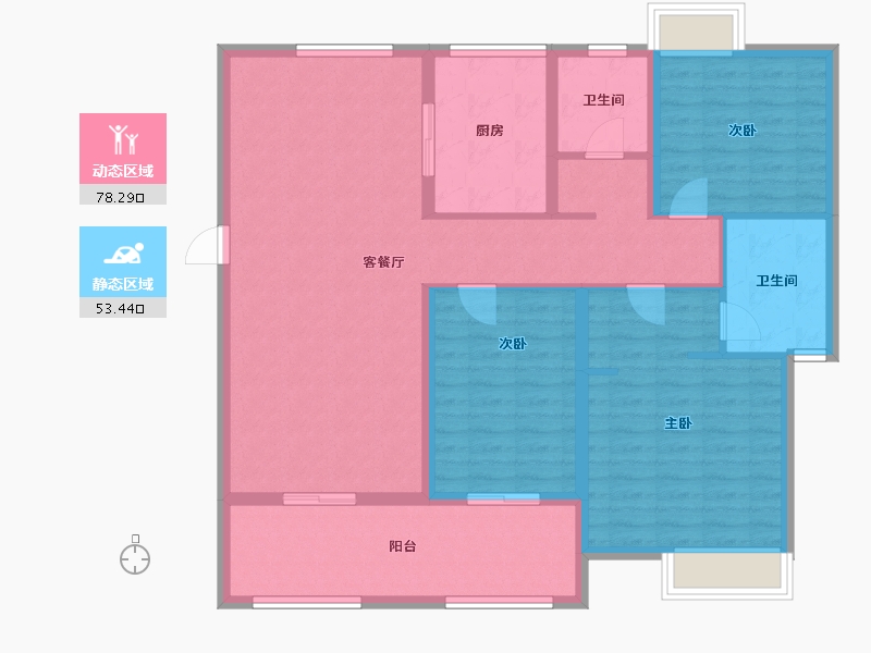 江西省-吉安市-庐陵文景-119.14-户型库-动静分区