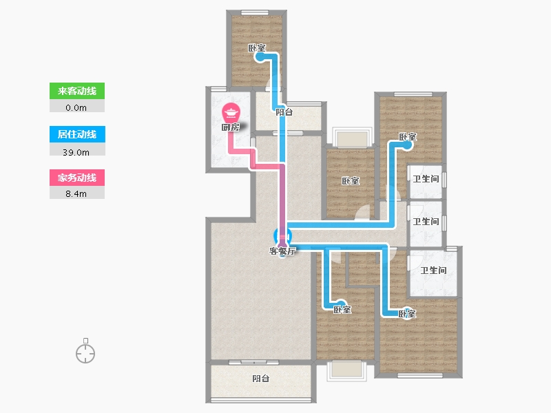 广东省-揭阳市-普宁·光明1号-157.61-户型库-动静线