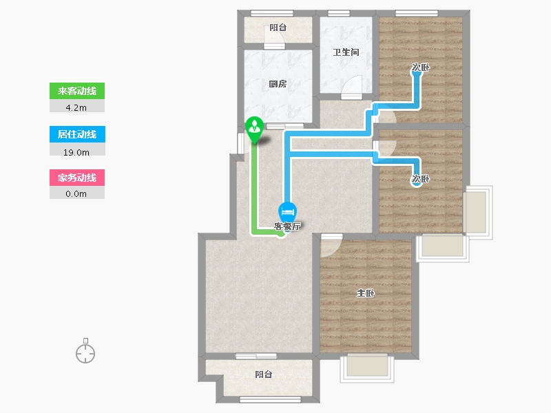 安徽省-芜湖市-金桥名都-97.16-户型库-动静线