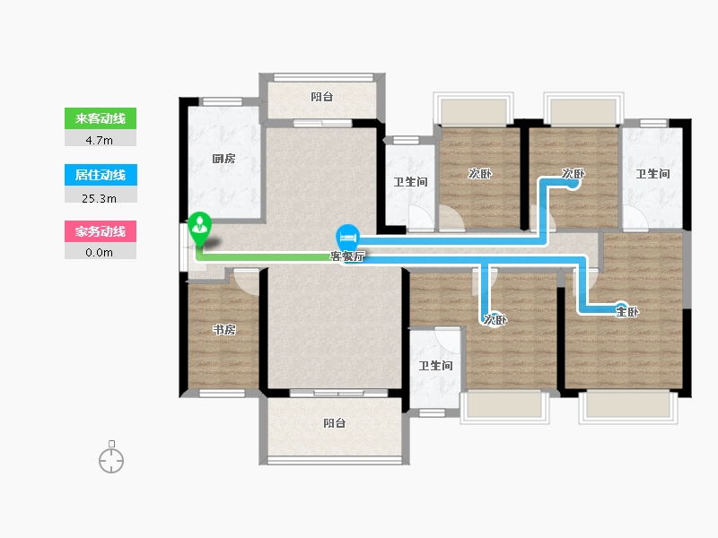 广东省-云浮市-英伦豪城-128.17-户型库-动静线