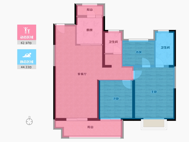 山西省-运城市-运城吾悦广场-96.15-户型库-动静分区