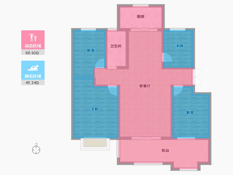 山东省-临沂市-利成首府-100.00-户型库-动静分区