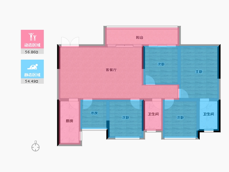 四川省-资阳市-佰盛天禧-99.02-户型库-动静分区