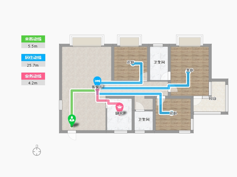 河南省-三门峡市-陆祥·山茶郡-96.26-户型库-动静线