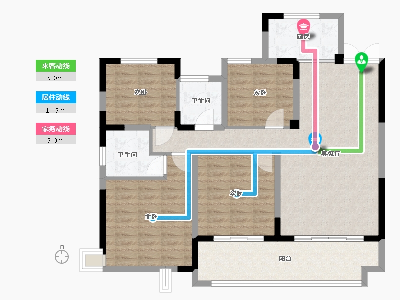 江西省-上饶市-友邦皇家公馆二期-98.01-户型库-动静线