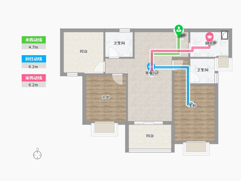 福建省-厦门市-国贸天峯-78.00-户型库-动静线