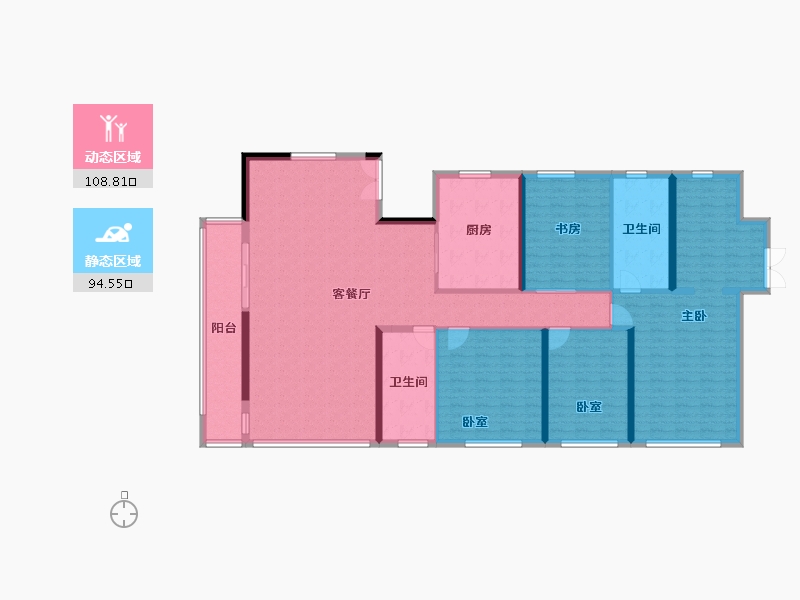 河南省-周口市-昌建·外滩壹号-186.40-户型库-动静分区