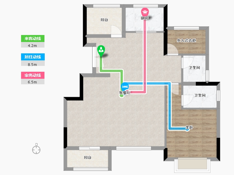 浙江省-金华市-11-90.00-户型库-动静线