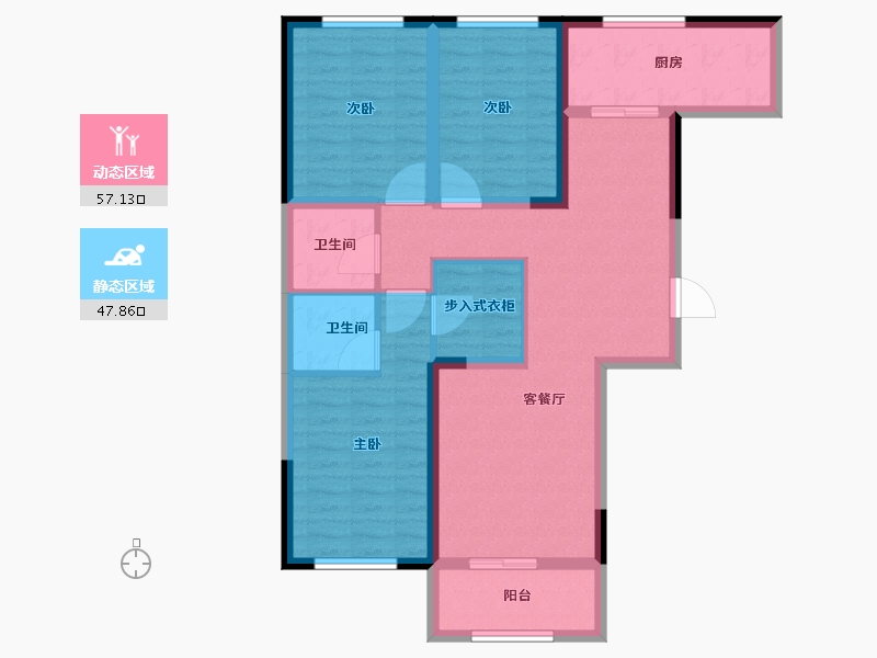 河北省-承德市-豪庭御景二期-93.15-户型库-动静分区