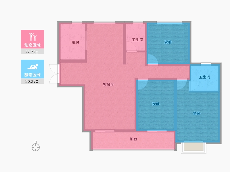 山西省-运城市-盛邦城-111.00-户型库-动静分区