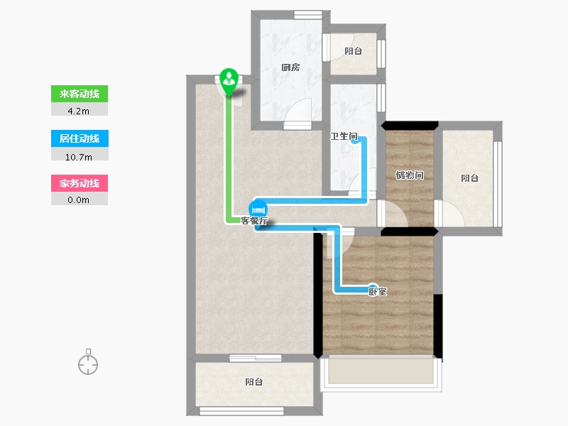 广东省-肇庆市-肇庆万达广场-60.36-户型库-动静线