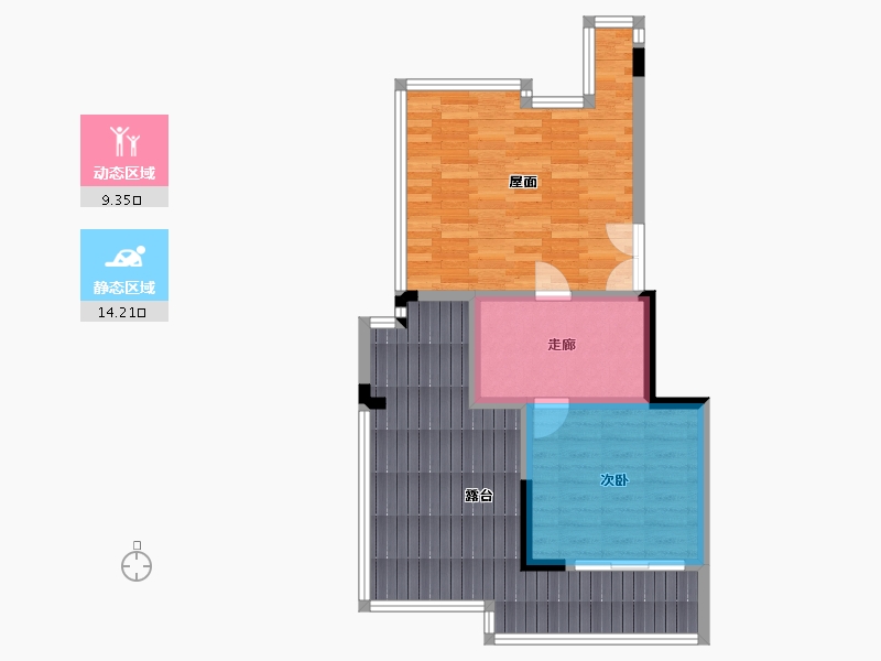 河南省-郑州市-正商绿镜花园二号院-50.00-户型库-动静分区