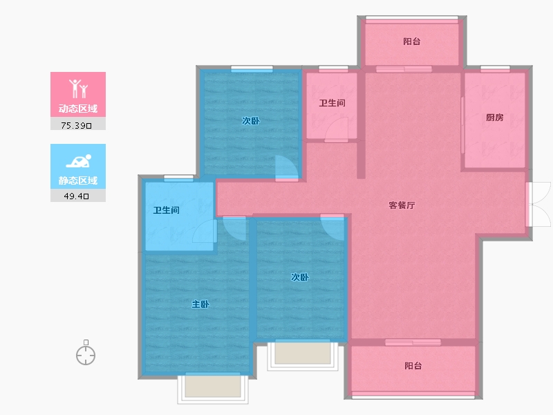 山西省-运城市-盛邦城-112.03-户型库-动静分区