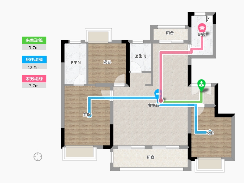 江西省-宜春市-高安润达国际城-92.01-户型库-动静线