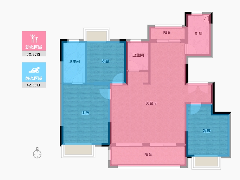 江西省-宜春市-高安润达国际城-92.01-户型库-动静分区