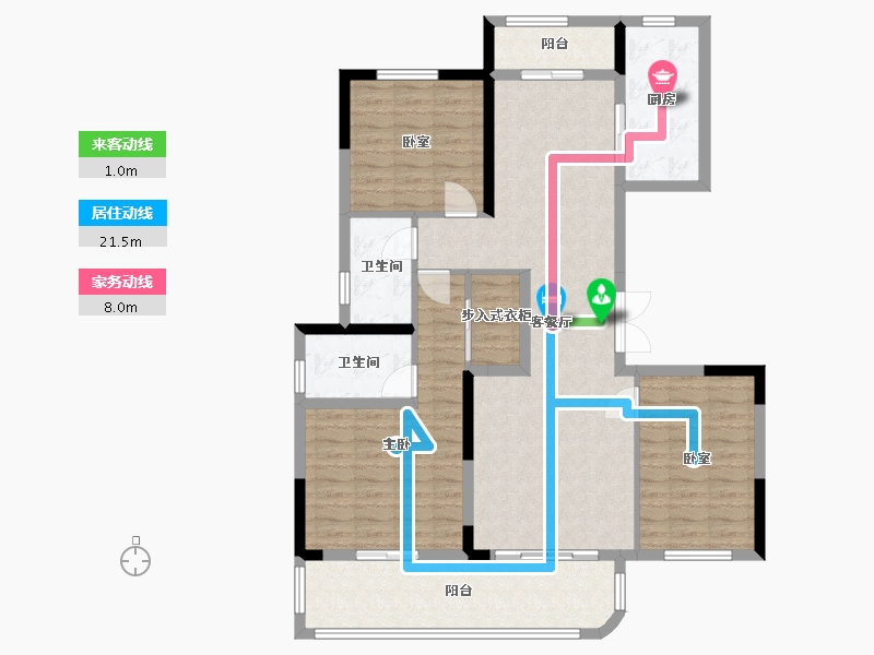 河南省-郑州市-建业君邻大院-115.00-户型库-动静线