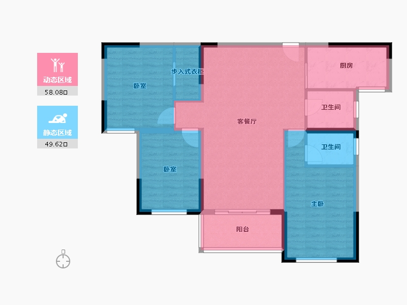 河南省-驻马店市-嘉和院子-97.30-户型库-动静分区