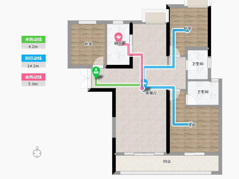 江西省-九江市-通源·柴桑郡-92.00-户型库-动静线