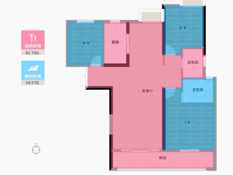 江西省-九江市-通源·柴桑郡-92.00-户型库-动静分区