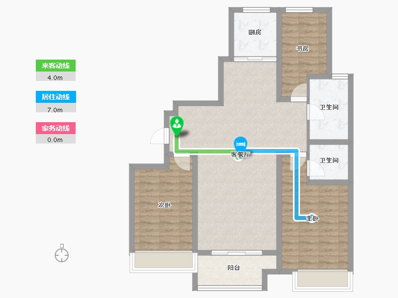 山东省-威海市-城投春和里-94.51-户型库-动静线