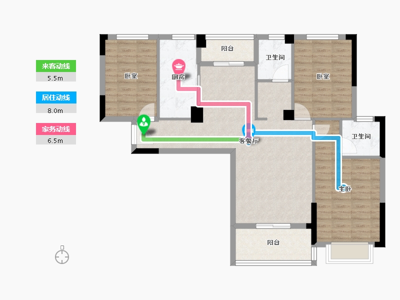 湖北省-黄冈市-锦世纪佳园-99.11-户型库-动静线