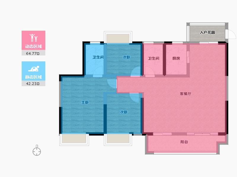 江西省-赣州市-润达国际环球港-99.98-户型库-动静分区