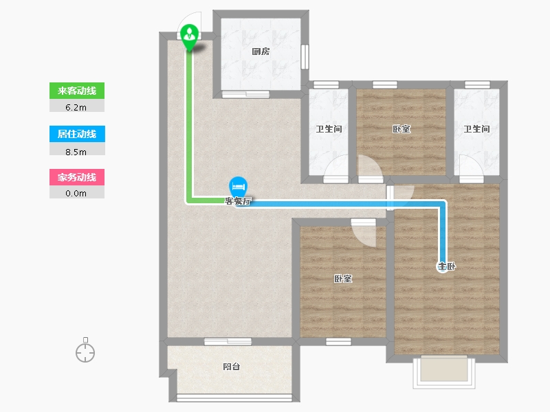 陕西省-安康市-城投公园中央-94.28-户型库-动静线