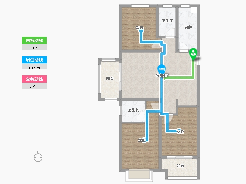 河南省-郑州市-泰山誉景-99.00-户型库-动静线