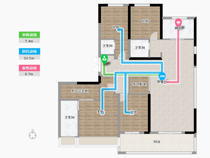 河南省-周口市-昌建·外滩壹号-147.50-户型库-动静线