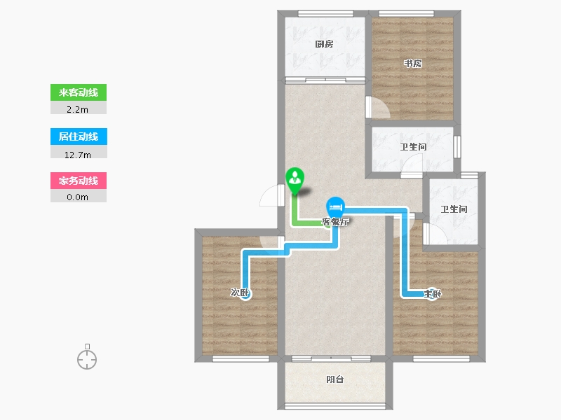 山东省-威海市-城投春和里-94.64-户型库-动静线