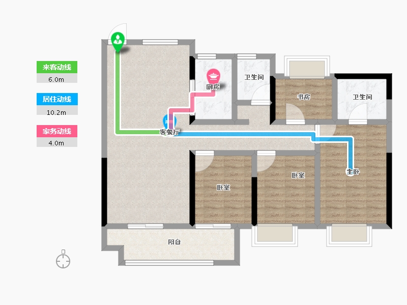 江西省-抚州市-当代阅-101.61-户型库-动静线