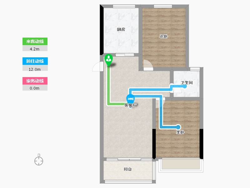 河北省-石家庄市-东胜·紫御名著-74.40-户型库-动静线