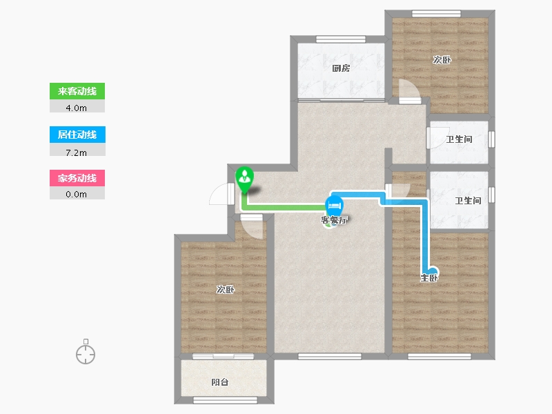 河北省-沧州市-明珠2号院-99.00-户型库-动静线