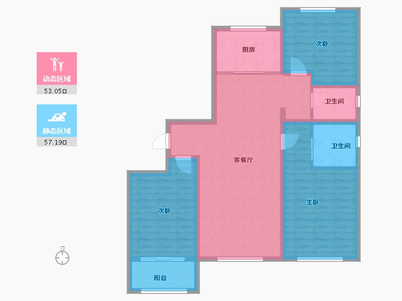 河北省-沧州市-明珠2号院-99.00-户型库-动静分区