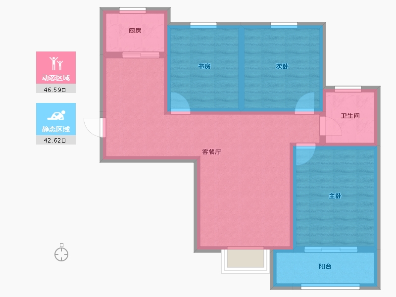 陕西省-咸阳市-杨凌凤起上院-78.92-户型库-动静分区