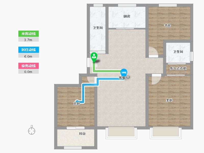 山东省-聊城市-润诚如意府-100.00-户型库-动静线