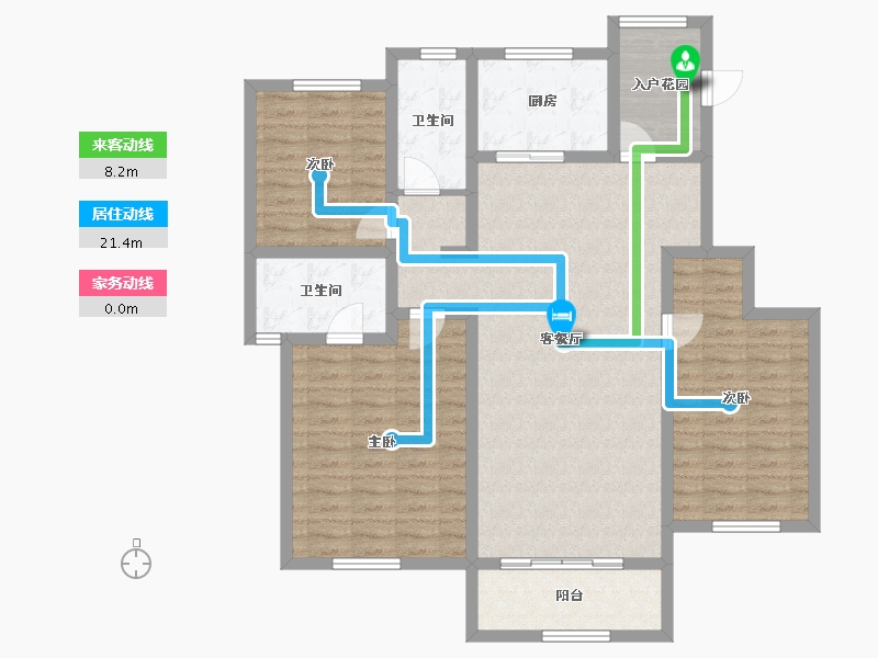 河南省-安阳市-新城国际六期东湖-112.65-户型库-动静线