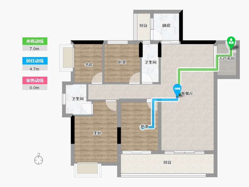 广东省-湛江市-康达轩-98.38-户型库-动静线