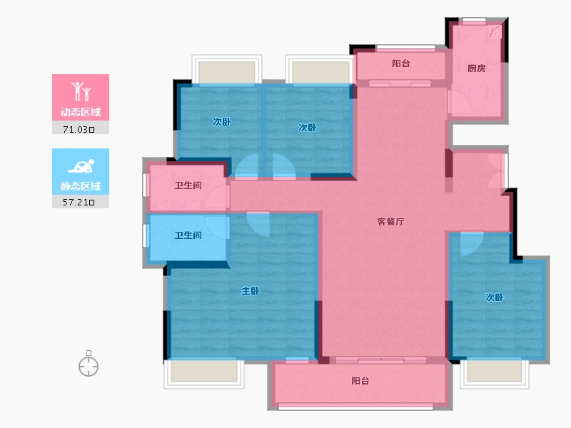 江西省-宜春市-高安润达国际城-114.41-户型库-动静分区